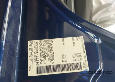 2022 Nissan Altima S Fwd from USA, damaged, VIN 1N4BL4BV2NN411593